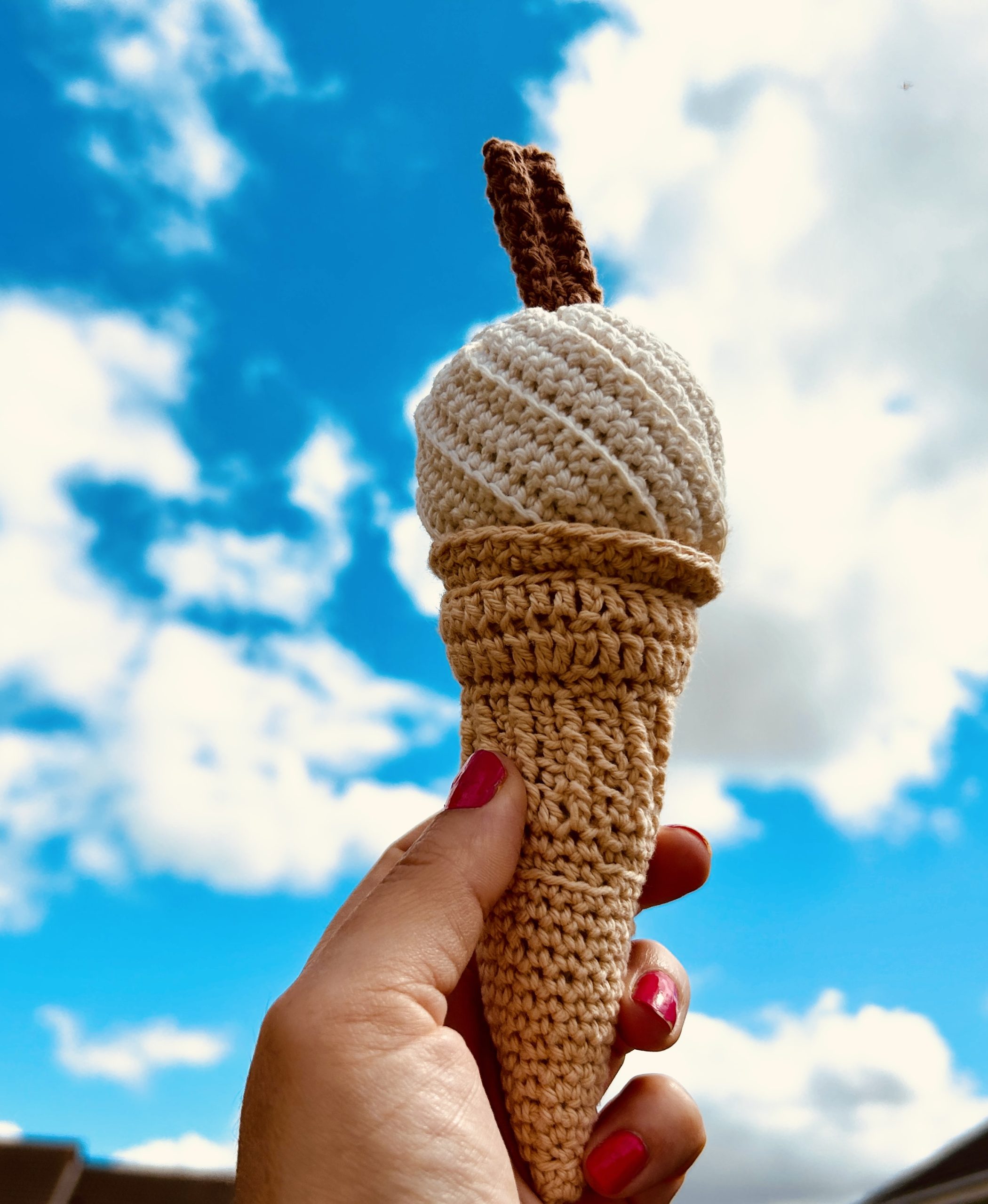 Soft Serve Mr Whippy '99 Ice Cream Crochet Pattern - Image 2